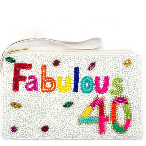 Handbags - "FABULOUS 40"SEED BEADED COIN BAG